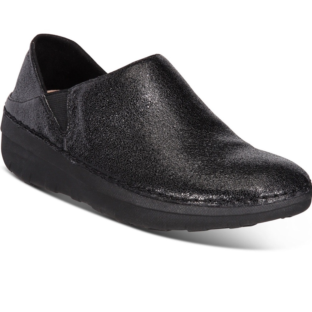 FitFlop Glitzy Superloafer Flats shoes